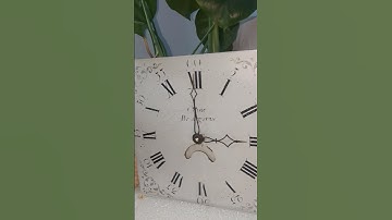 Grandfather Clock / Longcase Clock Converted to Battery Quartz movement with chimes and tick