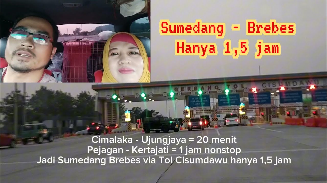 Hanya 1,5 jam, Sumedang - Brebes Lewat Tol Cisumdawu