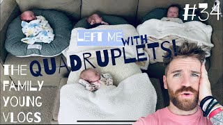 Left me ALONE with our QUADRUPLETS!! | TFYV #34