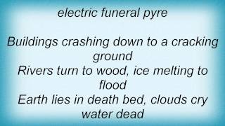 Black Sabbath - Electric Funeral Lyrics