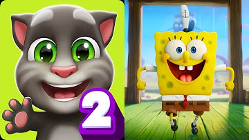 My Talking Tom 2 vs SpongeBob Sponge on the Run