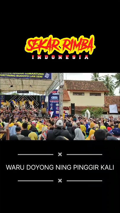 Waru Doyong bisa Sekar Rimba Indonesia