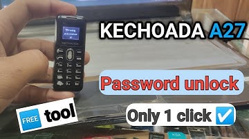 kechoada a27 password unlock | kechaoda a27 reset password #kechoada #reset #unlock