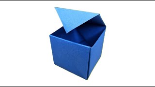 Creative Paper Art: Making a Mini Box. Origami for Beginners: Folding a Tiny Gift Box