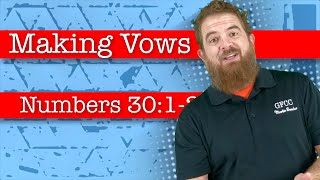 Making Vows - Numbers 301-2