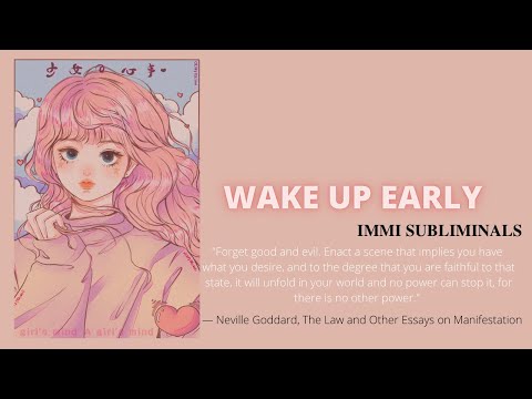 wake up early🤍лёгкое раннее пробуждение|саблиминал