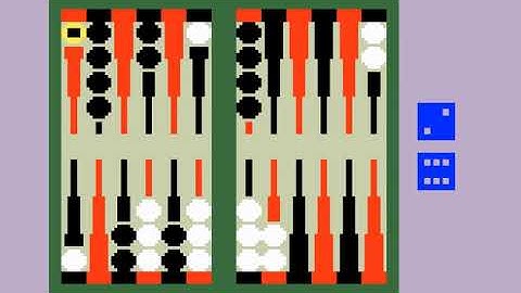 ABPA Backgammon for Intellivision Gameplay