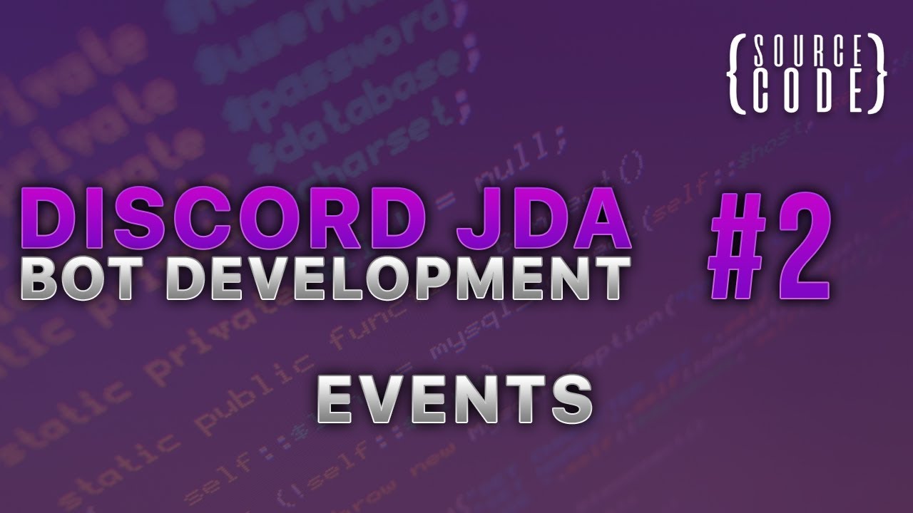 Discord Jda Bot Development Events Episode 2 Youtube