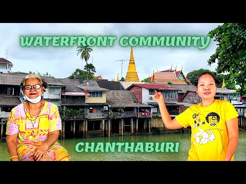 CHANTHABURI WATERFRONT COMMUNITY / Bangkok motorbike trip / Thailand Travel Vlog