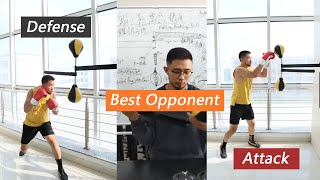 A new boxing reaction training equipment, Adsorbable Punching Rotating Bar for home boxing