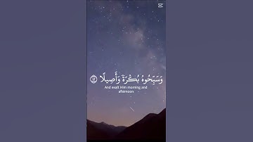 ماتيسر من سورة الأحزاب#قران_كريم#ياسر_الدوسري