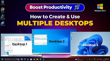 How to Create & Use Multiple Desktops in Windows 10/11 | Easy Guide