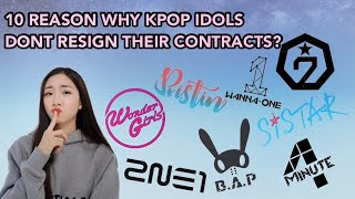 10 Reason Why Kpop Idols Dont Re-Sign Their Contracts? Idol Insider