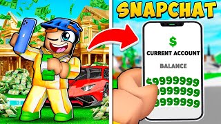 Spending $120,361,001 on SNAPCHAT! (Brookhaven RP🏡)