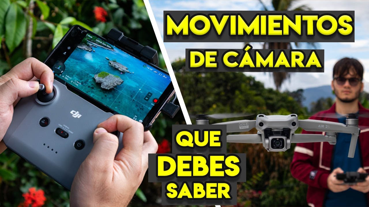 ✓ Los 5 MOVIMIENTOS de CÁMARA con DRON que DEBES APRENDER 