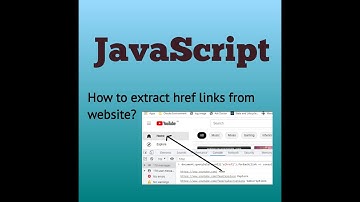 How to extract href tag from website | extract links from website using JavaScript