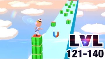 Cube Surfer - LVL 121-140 - Gameplay Walkthrough