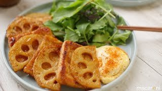 はらぺこ歓喜！ごはんが ススむ 油揚げと れんこんの 生姜焼き のレシピ 作り方