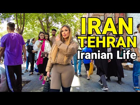 People in the busiest street in Tehran 🇮🇷 IRAN Grand Bazaar Vlog ایران