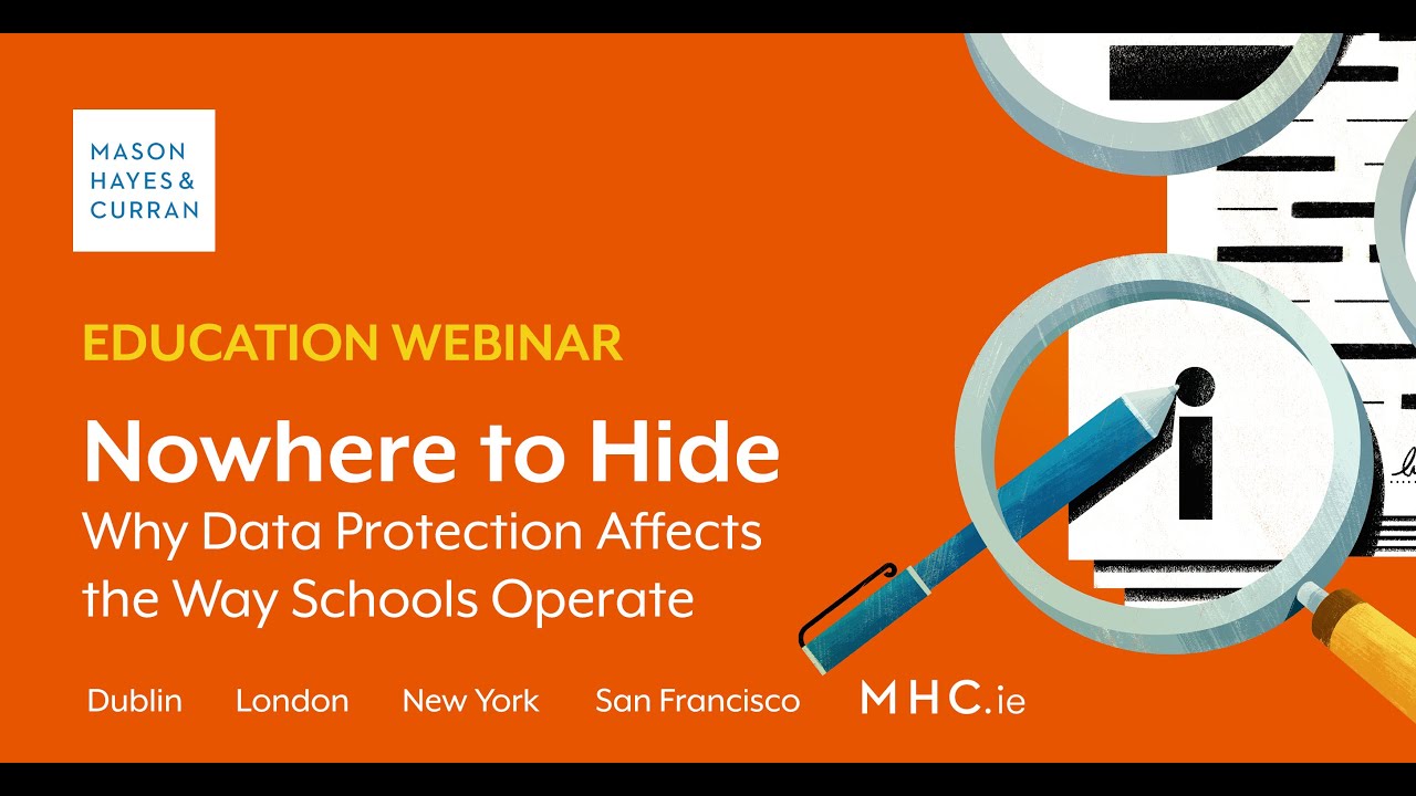 Webinar: Nowhere to Hide: Why Data Protection Affects the Way Secondary Schools Operate