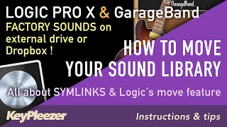 Move your Logic Pro X or GarageBand Sound Library to External Hard Drive - symlinks or built-in