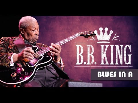 B.B. King Style Slow Blues Backing Track Jam in A