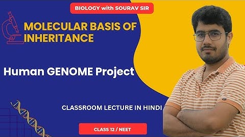 Molecular Basis Of Inheritance 11 | Human Genome Project | Bioinformatics | Class 12 | NEET