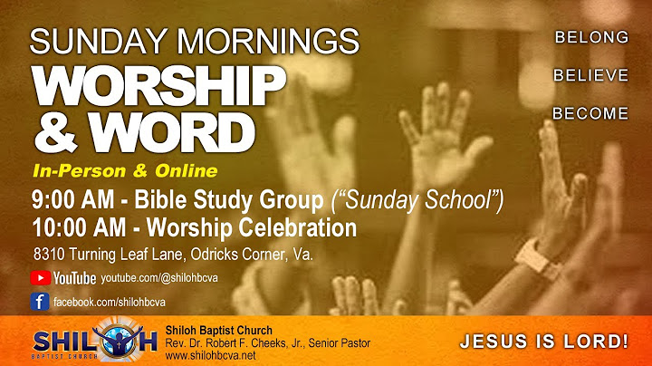 Sunday, October 20, 2024 - Worship & Word