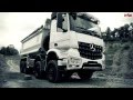 Mercedes Arocs 8x4 wywrotka tipper w kopalni