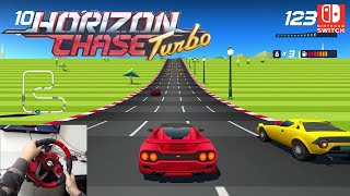 Let's Play Horizon Chase Turbo with Hori Mario Kart Racing Wheel Pro Deluxe (Nintendo Switch) screenshot 4