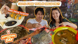 5 EXOTIC FOODS You Never Knew Existed In SINGAPORE?! | Adventure Of The Day Ep 4