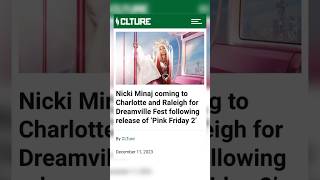 Nicki Minaj coming to Charlotte and Raleigh for Dreamville Fest following release of 'Pink Friday 2'