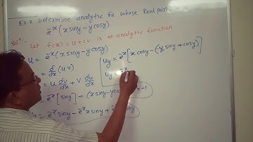 construction of analytic function VIDEO 2