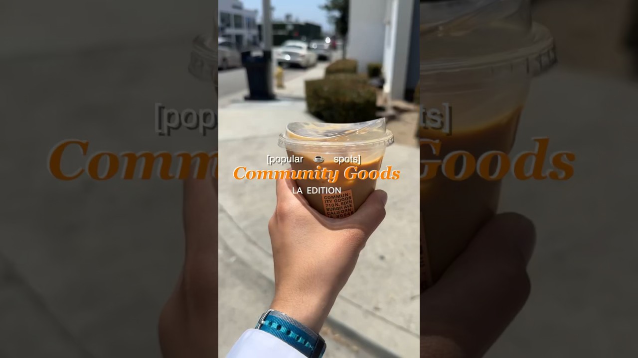 One of the best vanilla latte ever had in LA…