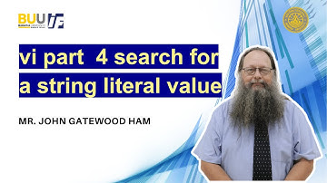 vi part  4 search for a string literal value