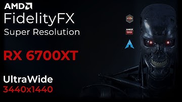 Terminator Resistance | FidelityFX Super Resolution on Linux | RX 6700XT | FSR