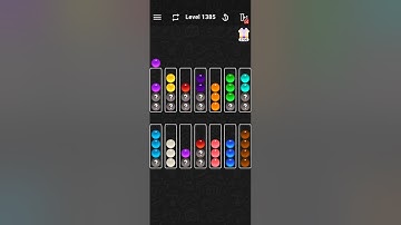 Level 1385 - Color Ball Sort Solution