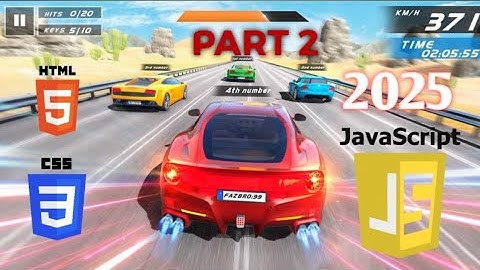 🚗 HTML CSS JavaScript Game Development PART 2 (CSS) | Racing Game Project 2025 🔥