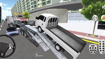😱 Mini Truck Got Loaded on Trailer! | 3D Driving Class 🚛