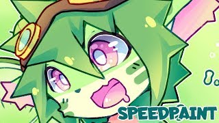 Speedpaint  Pin Fruit Gore  Kemono Furry Art