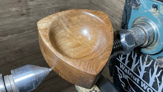 Impossible Shape? Watch This Triangular Bowl Be Turned on the Lathe