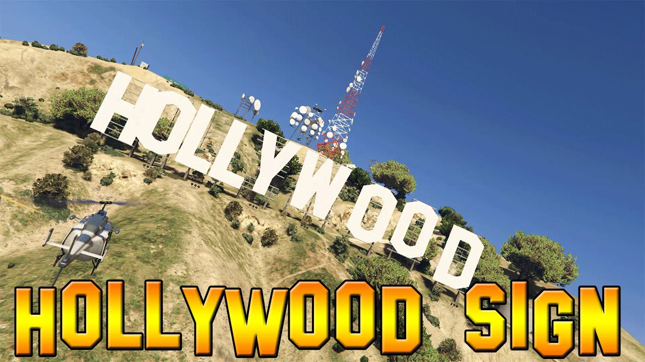 Gta5 Pc版 看板を Hollywood Sign に変更するmod登場 動画あり グランド セフト オート5写真大好きブログ Gta5攻略情報ほか