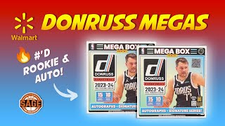 2023-24 Donruss Basketball Walmart Mega Boxes 🔥 #'d Rookie + #'d Auto!