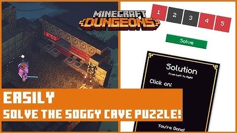 How To Use The Minecraft Dungeons Puzzle Solver?