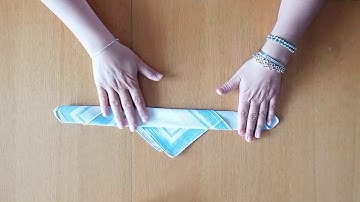 Tovagliolo a forma di rosa