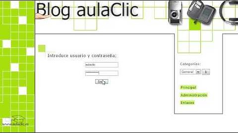 Curso de  Dreamweaver CS6. 22.1. ¿Qué es un blog?
