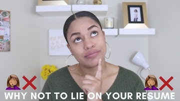 Why NOT to Lie on Your Resume | Secret Life of E