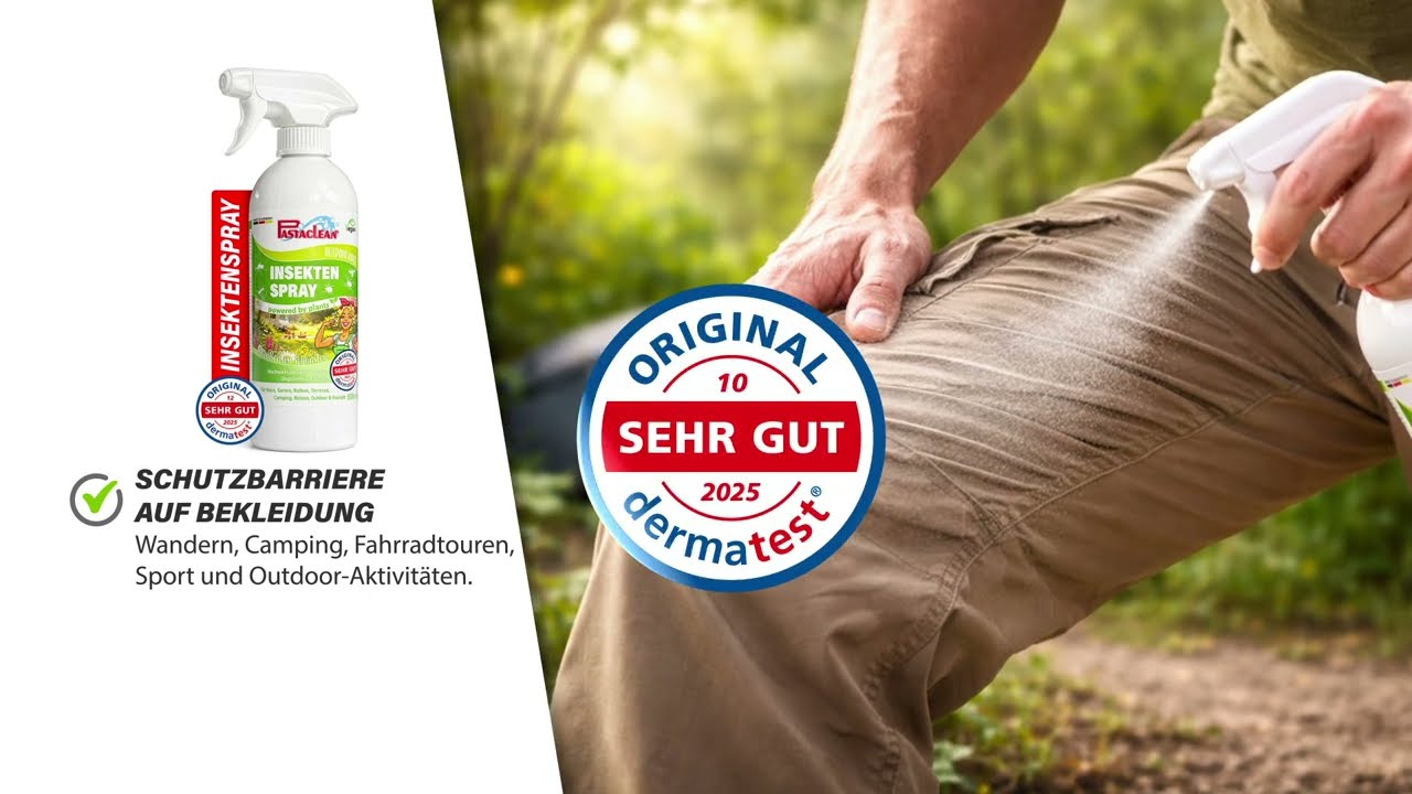 Insektenspray gegen Mücken, Zecken & Fliegen | Pastaclean