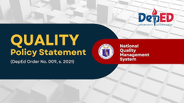 DepEd Quality Policy Statement