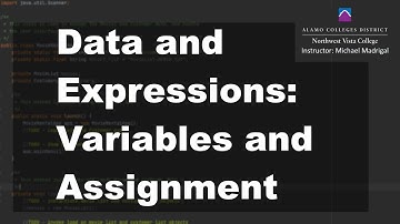 Java 1 Online, [2.01] Data and Expressions: Variables and Assignment